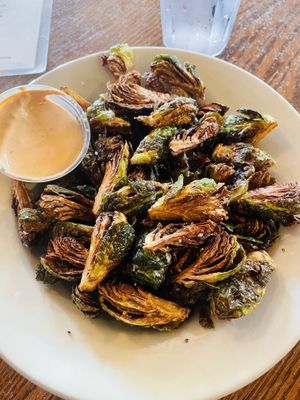 Brussel Sprouts and vegan aioli  at Molly Malone's Irish Pub & Restaurant in Louisville