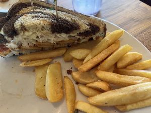  Vegan Reuben with extra kraut  at Molly Malone's Irish Pub & Restaurant in Louisville