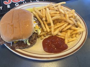 Vegan smash burger  at Toasty's Tavern in Louisville