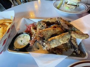 Fried mushroom planks  at Toasty's Tavern in Louisville