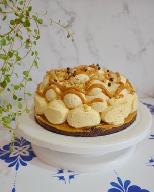 Postre lucuma, manjar nuez  at Estoy Huerta Emporio in La Serena