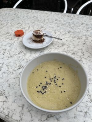 Soup de avena  at La Diagonal in Bogota