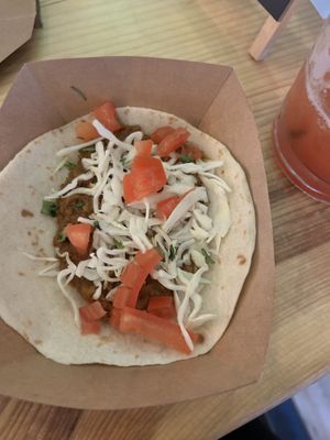 Vegan taco  at Ruby Soho's in Lindenhurst