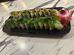 Light roll and exotic roll  at Keyaki Sushi in Midvale