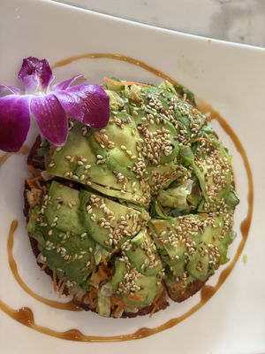 Sushi pizzaa  at Keyaki Sushi in Midvale