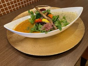 The colorful curry at Vedge a la Mode - べジアラモード in Shizuoka