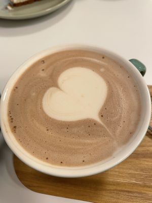 Hot chocolate   at Ratio Coffee in Salzburg