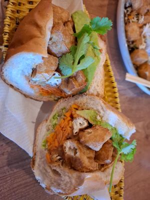 Tofu baguette at Hello Banh Mi in Mount Maunganui
