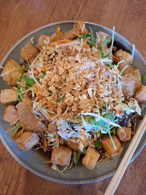 Satay salad at Hello Banh Mi in Mount Maunganui