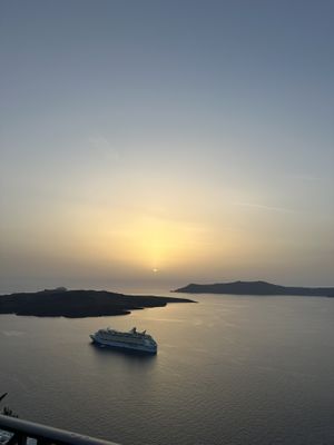 View fromm  at Assyrtico in Santorini
