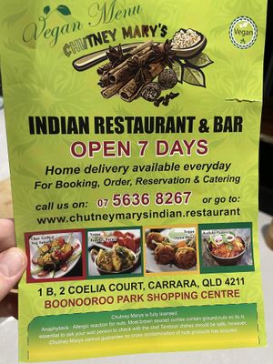   at Chutney Mary's in Carrara