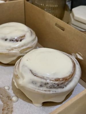 Vegan cinnamon scrolls  at Sebby's Scrolls in Caulfield