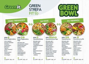 Menu at Green It - Galeria Bronowice in Krakow