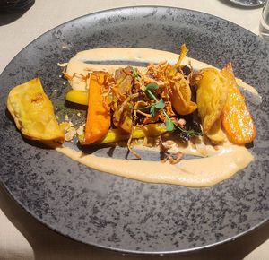 Carrot dish. Definitely one of the Top10 vegan dishes I have ever eaten. at Fink - Restaurant & Hotel in Bressanone