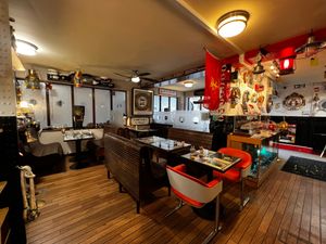 Seating for around 30 at The Chart Room in Brixham