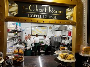 Kitchen area at The Chart Room in Brixham