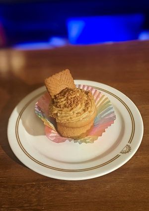 Biscoff Cupcake    at The Chart Room in Brixham
