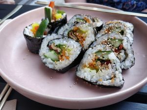 gim bap (8.5 €) at kim& in Aachen