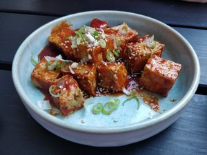 tofu gang tschong (9 €) at kim& in Aachen