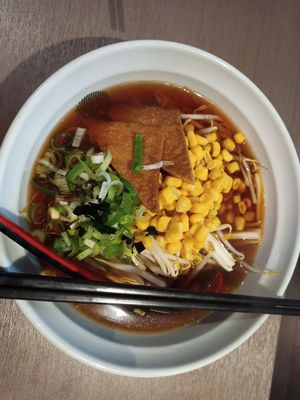 Vegan ramen shoyu at Ramen Bar Sensei in Rotterdam