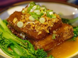 Special fried tofu at Soul Vegan in Edinburgh