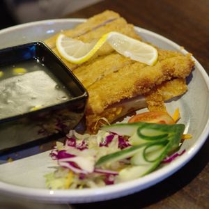 Mushroom with lemon sauce at Soul Vegan in Edinburgh