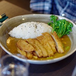 Katsu curry at Soul Vegan in Edinburgh