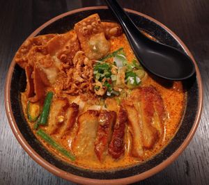 Laksa at Soul Vegan in Edinburgh