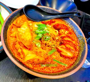 Laksa Noodles £11.50 #Veganuary at Soul Vegan in Edinburgh