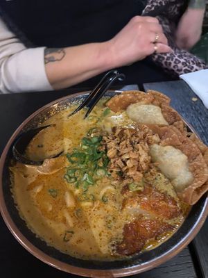Laksa   at Soul Vegan in Edinburgh