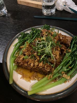 Special deep fried tofu   at Soul Vegan in Edinburgh