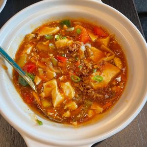 Ma po tofu at Soul Vegan in Edinburgh