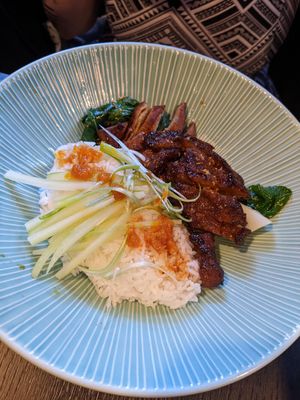 BBQ combination at Soul Vegan in Edinburgh