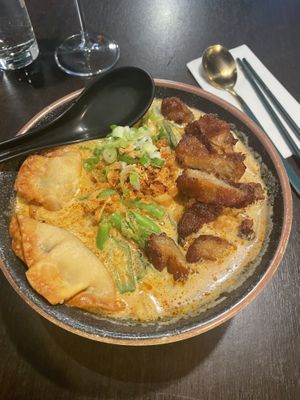 Laksa  at Soul Vegan in Edinburgh