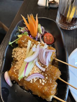 Satay Tofu  at Soul Vegan in Edinburgh