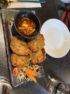 Sweetcorn Fritters  at Soul Vegan in Edinburgh