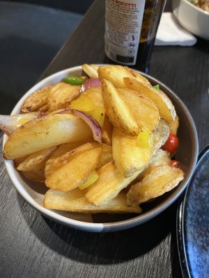 Salt and Pepper Chips  at Soul Vegan in Edinburgh