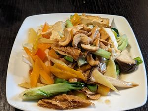 Monk's vegetables at Soul Vegan in Edinburgh