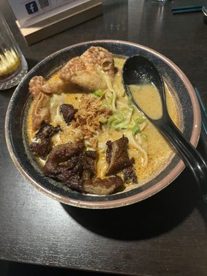 Laksa  at Soul Vegan in Edinburgh