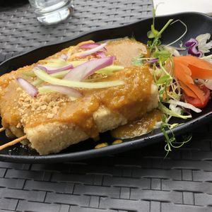 Satay tofu   at Soul Vegan in Edinburgh