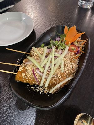 Satay tofu   at Soul Vegan in Edinburgh