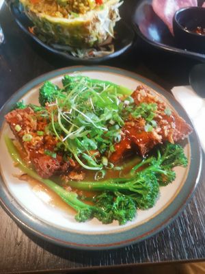 Soul's special deep fried tofu at Soul Vegan in Edinburgh