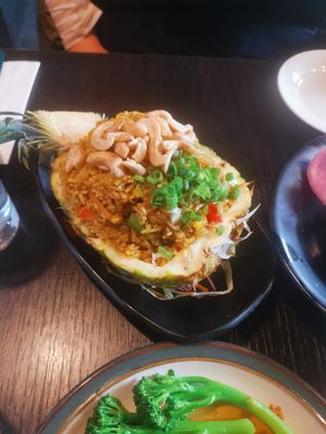 Pineapple fried rice at Soul Vegan in Edinburgh