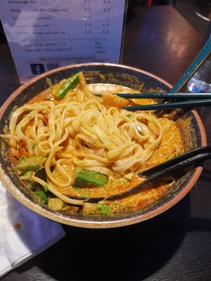 Laksa at Soul Vegan in Edinburgh