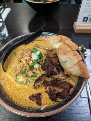 Laksa at Soul Vegan in Edinburgh