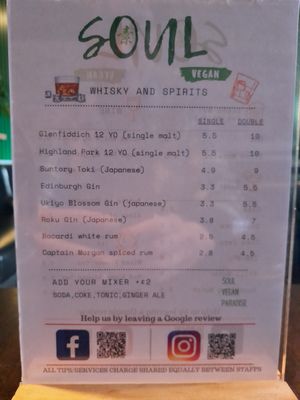  at Soul Vegan in Edinburgh