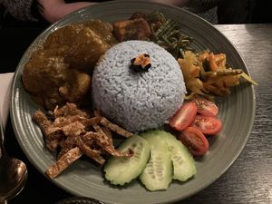 Delicious special of the housee  at Soul Vegan in Edinburgh