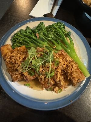 Deep fried tofu   at Soul Vegan in Edinburgh