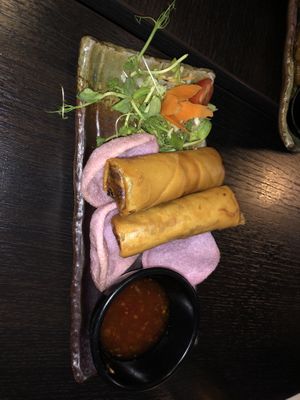 spring rolls   at Soul Vegan in Edinburgh