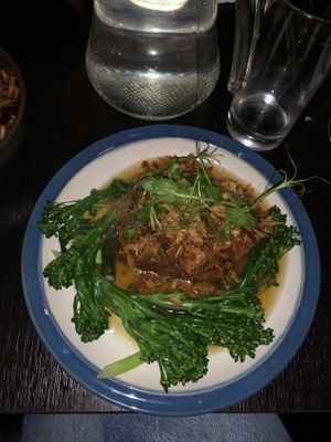 soul’s special deep fried tofu (so good!!)   at Soul Vegan in Edinburgh